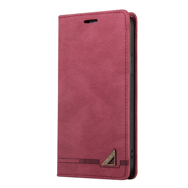 For Samsung Galaxy A70 Skin Feel Anti-theft Brush Horizontal Flip Leather Case with Holder & Card Slots & Wallet