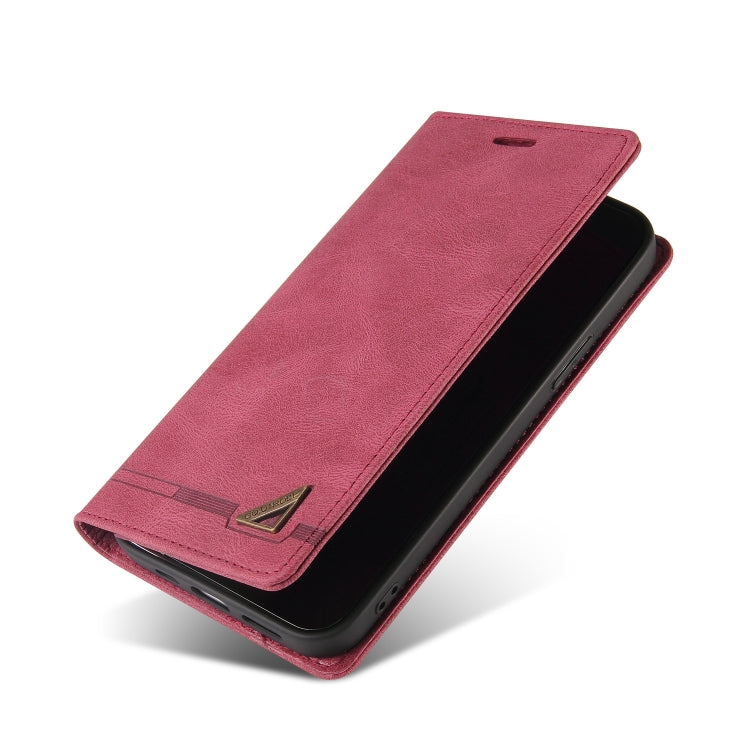 For Samsung Galaxy A70 Skin Feel Anti-theft Brush Horizontal Flip Leather Case with Holder & Card Slots & Wallet