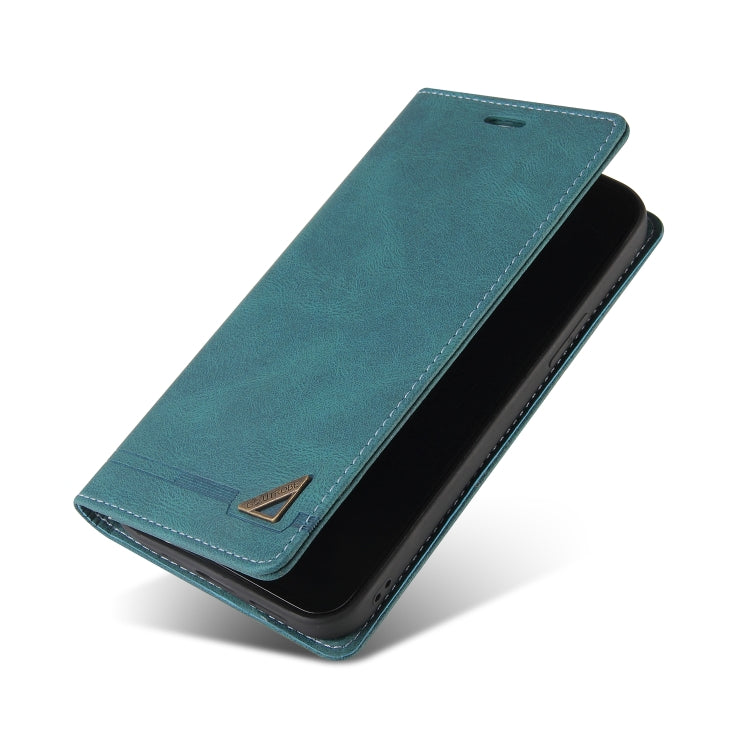 For Samsung Galaxy A70 Skin Feel Anti-theft Brush Horizontal Flip Leather Case with Holder & Card Slots & Wallet