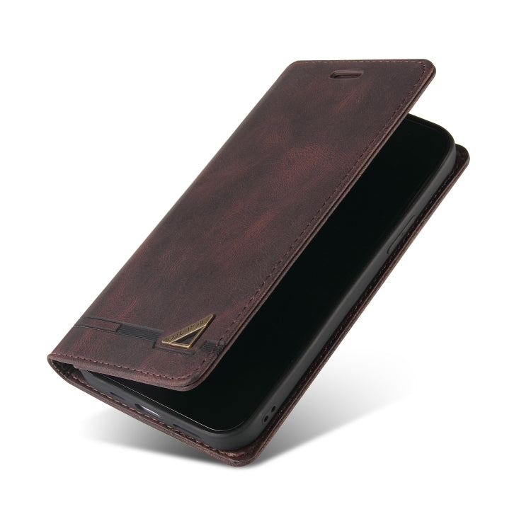 For Samsung Galaxy A70 Skin Feel Anti-theft Brush Horizontal Flip Leather Case with Holder & Card Slots & Wallet
