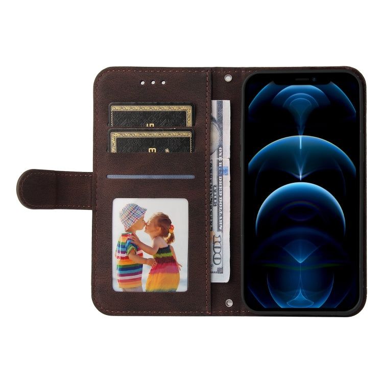 For iPhone 11 Pro Skin Feel Life Tree Metal Button Horizontal Flip Leather Case with Holder & Card Slot & Wallet & Photo Frame & Strap