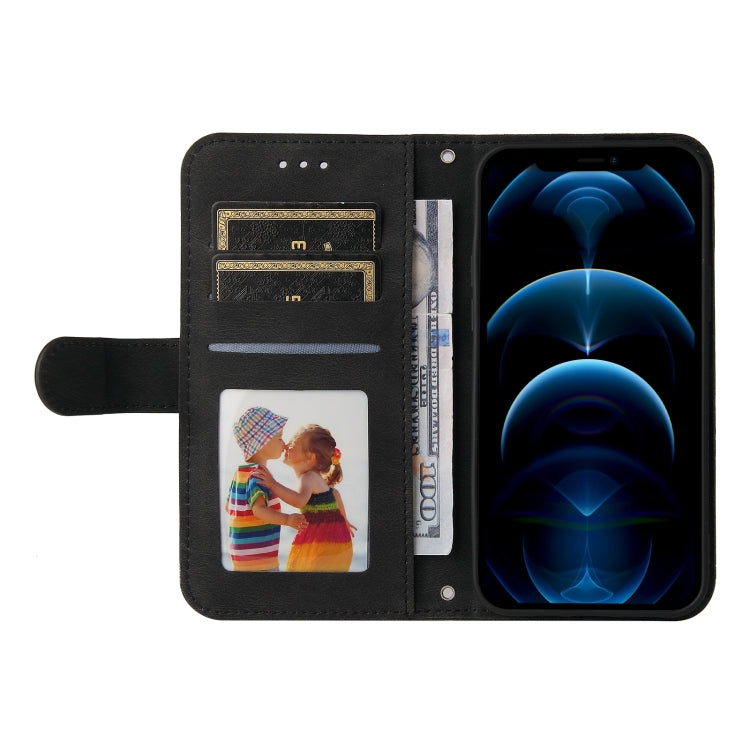 For iPhone 11 Pro Skin Feel Life Tree Metal Button Horizontal Flip Leather Case with Holder & Card Slot & Wallet & Photo Frame & Strap