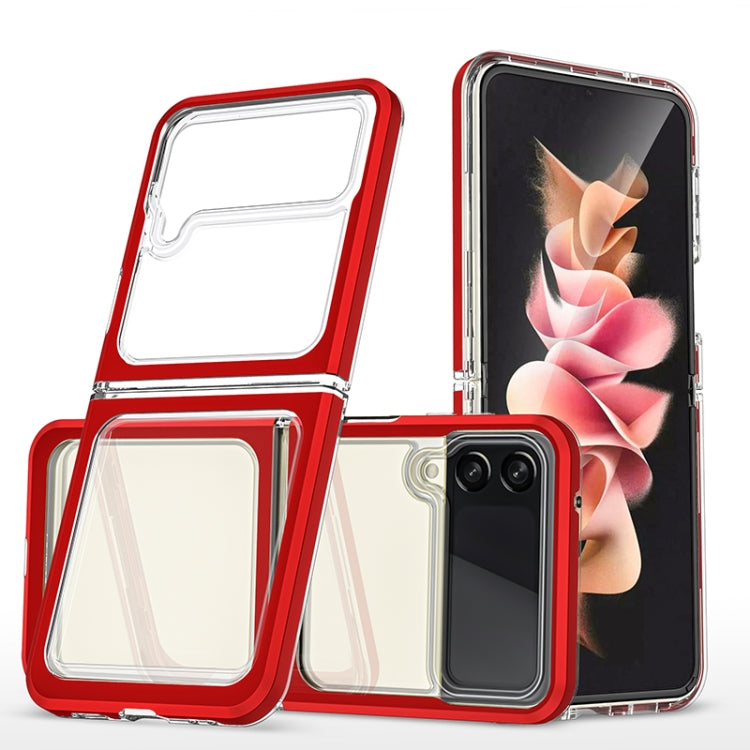 For Samsung Galaxy Z Flip3 5G Bright Series Clear Acrylic + PC+TPU Shockproof Case