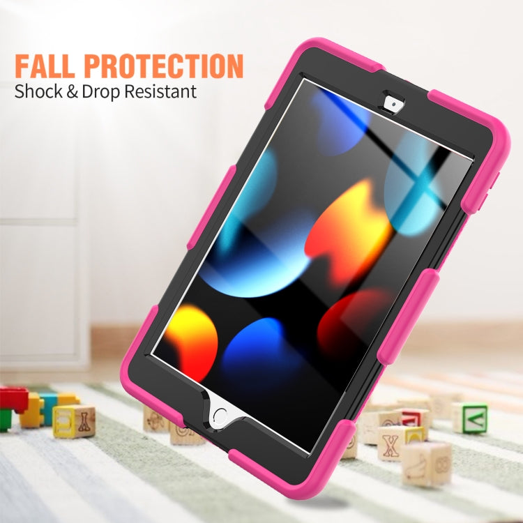 For iPad 10.2 2021 / 2020 / 2019 Shockproof Colorful Silicone + PC Protective Case with Holder & Pen Slot