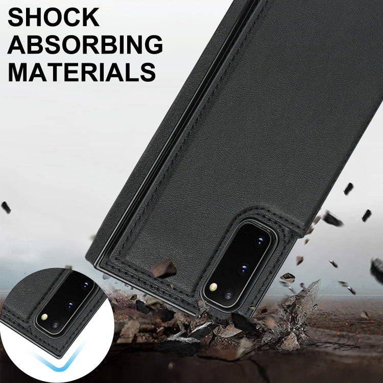 For Samsung Galaxy S20 FE Cross-body Square Double Buckle Flip Card Bag TPU+PU Case with Card Slots & Wallet & Photo & Strap