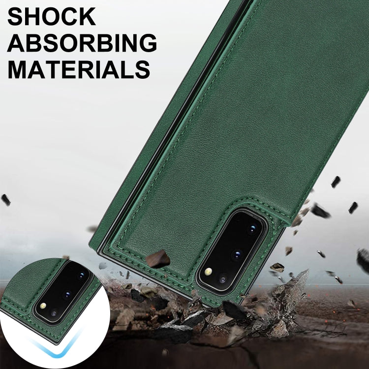 For Samsung Galaxy S20 FE Cross-body Square Double Buckle Flip Card Bag TPU+PU Case with Card Slots & Wallet & Photo & Strap