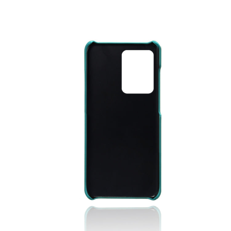 For Samsung Galaxy S20 Ultra Calf Texture PC + PU Leather Back Cover Shockproof Case with Dual Card Slots