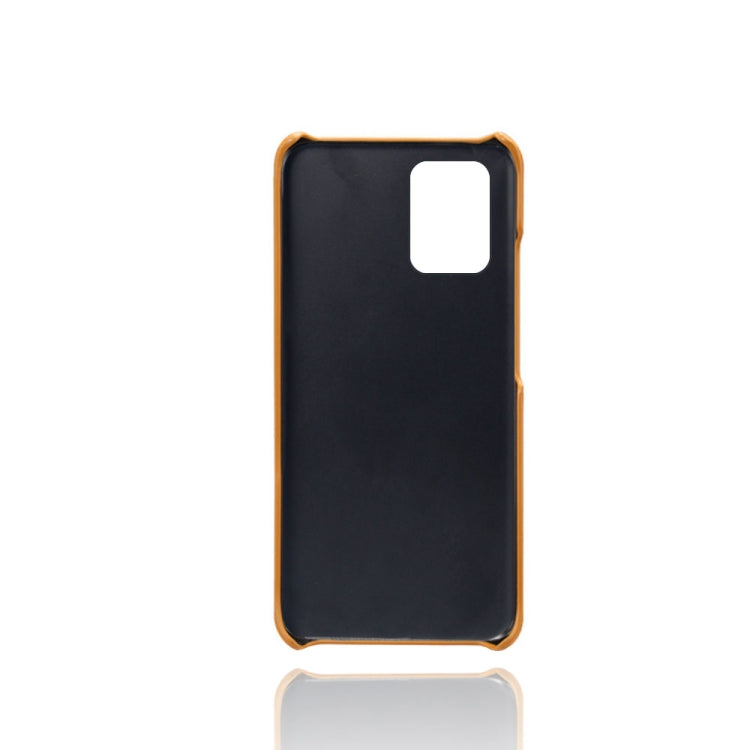 For Samsung Galaxy S10 Lite/ M80s Calf Texture PC + PU Leather Back Cover Shockproof Case with Dual Card Slots