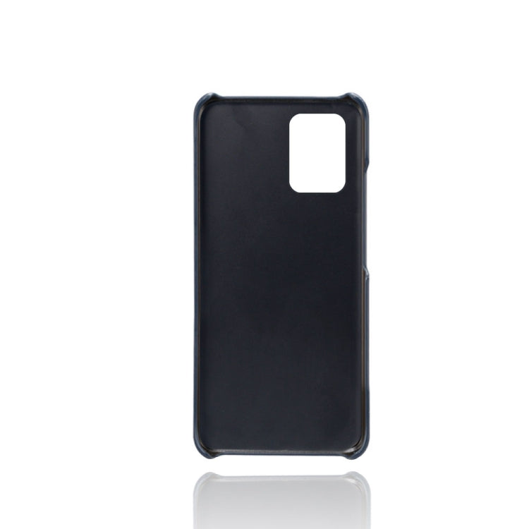 For Samsung Galaxy S10 Lite/ M80s Calf Texture PC + PU Leather Back Cover Shockproof Case with Dual Card Slots