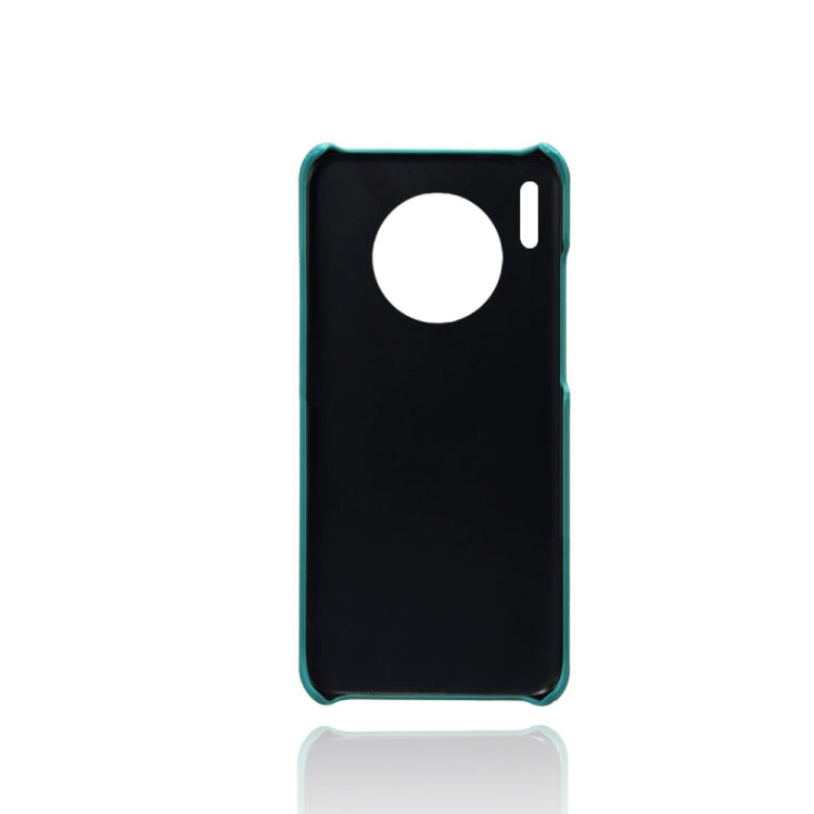For Huawei Mate 30 Calf Texture PC + PU Leather Back Cover Shockproof Case with Dual Card Slots