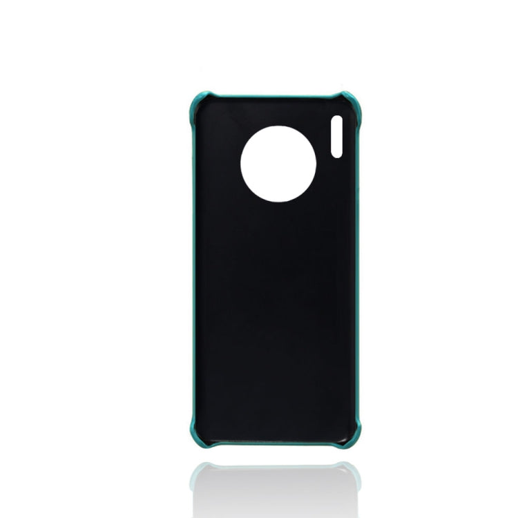For Huawei Mate 30 Pro Calf Texture PC + PU Leather Back Cover Shockproof Case with Dual Card Slots