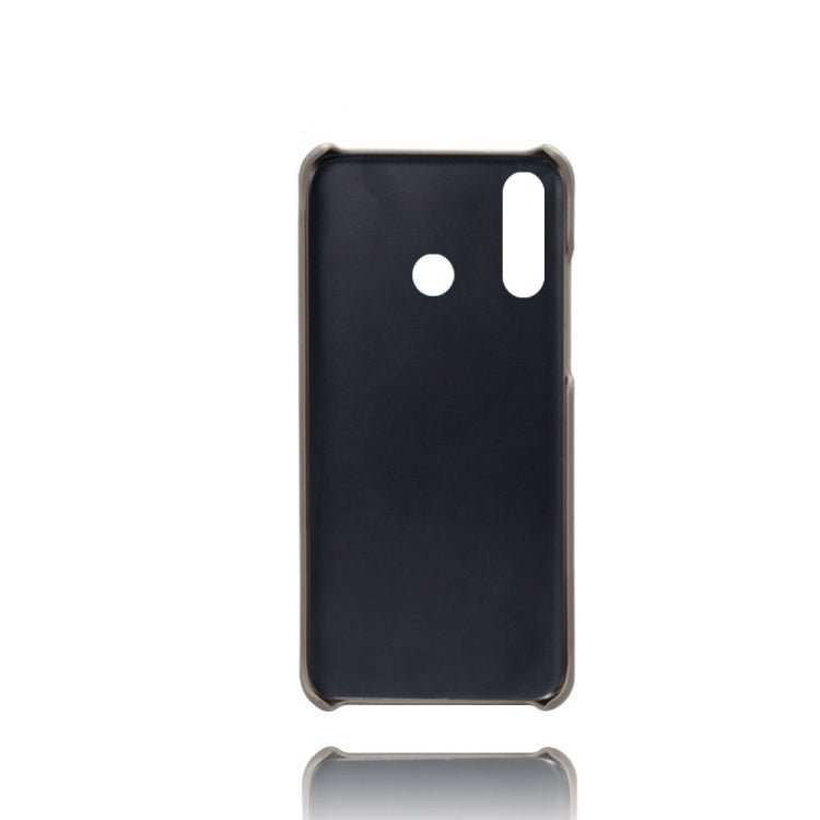 For Huawei P30 Lite Calf Texture PC + PU Leather Back Cover Shockproof Case with Dual Card Slots