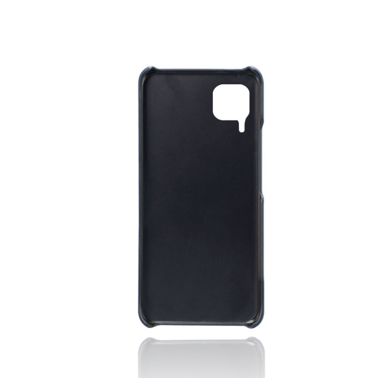 For Huawei P40 Lite Calf Texture PC + PU Leather Back Cover Shockproof Case with Dual Card Slots