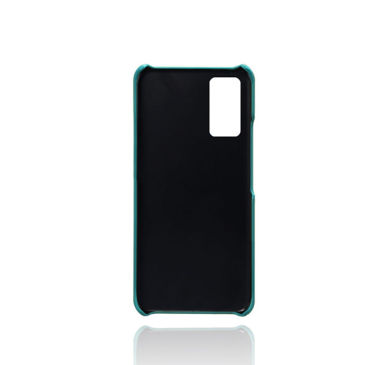 For Honor V30 Calf Texture PC + PU Leather Back Cover Shockproof Case with Dual Card Slots