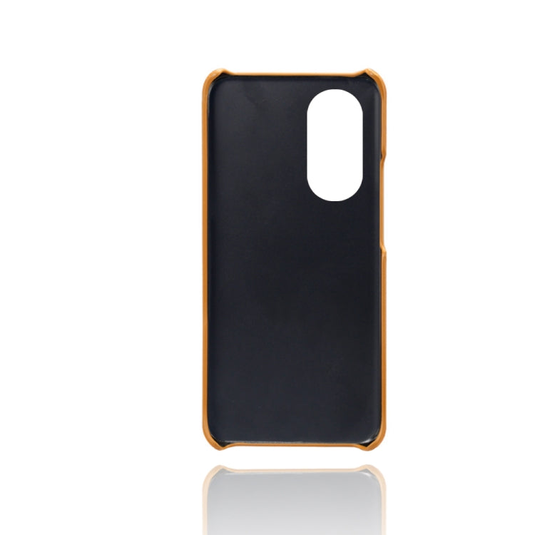 For Honor 50 SE Calf Texture PC + PU Leather Back Cover Shockproof Case with Dual Card Slots