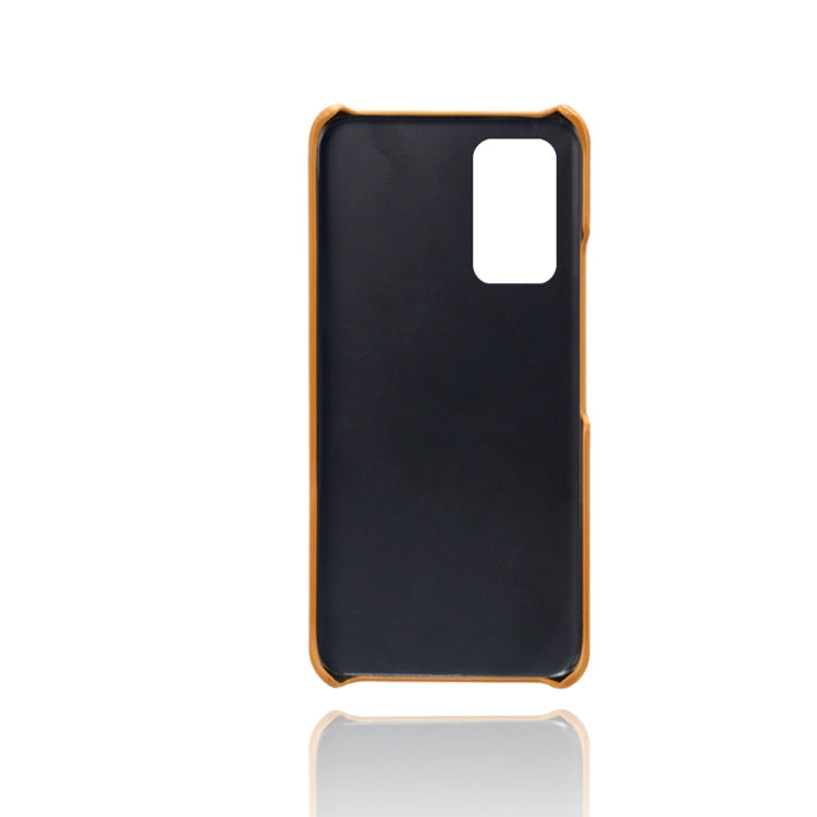 For Honor X10 5G Calf Texture PC + PU Leather Back Cover Shockproof Case with Dual Card Slots