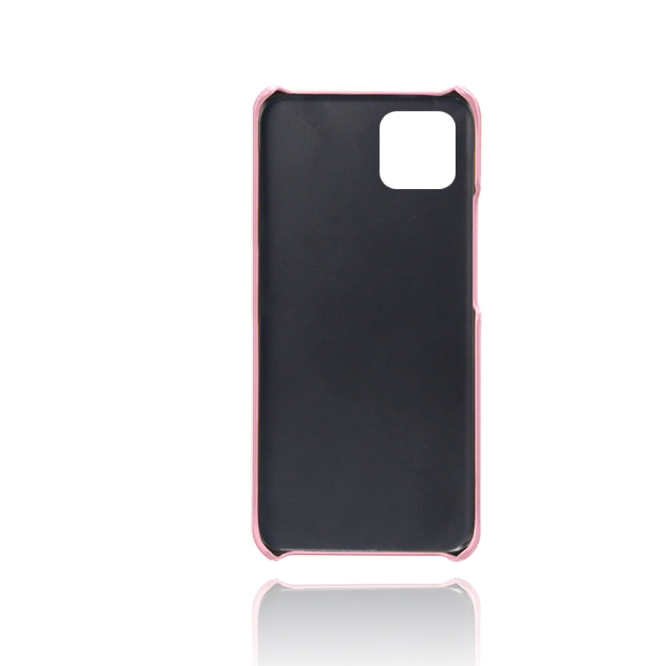 For Honor Play 20 Calf Texture PC + PU Leather Back Cover Shockproof Case with Dual Card Slots