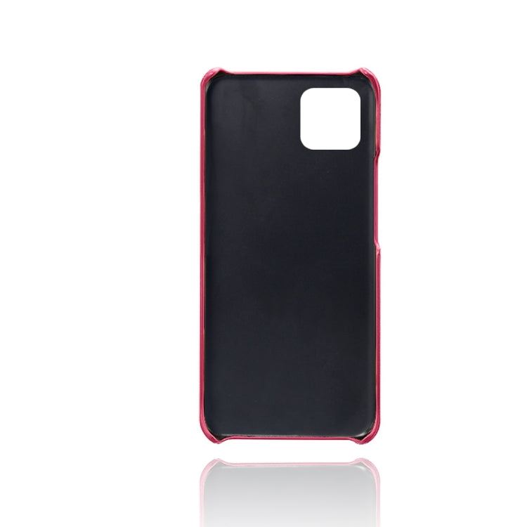 For Honor Play 20 Calf Texture PC + PU Leather Back Cover Shockproof Case with Dual Card Slots