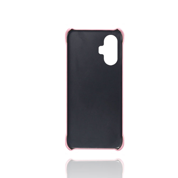For Xiaomi Redmi K40 Gaming Calf Texture PC + PU Leather Back Cover Shockproof Case with Dual Card Slots