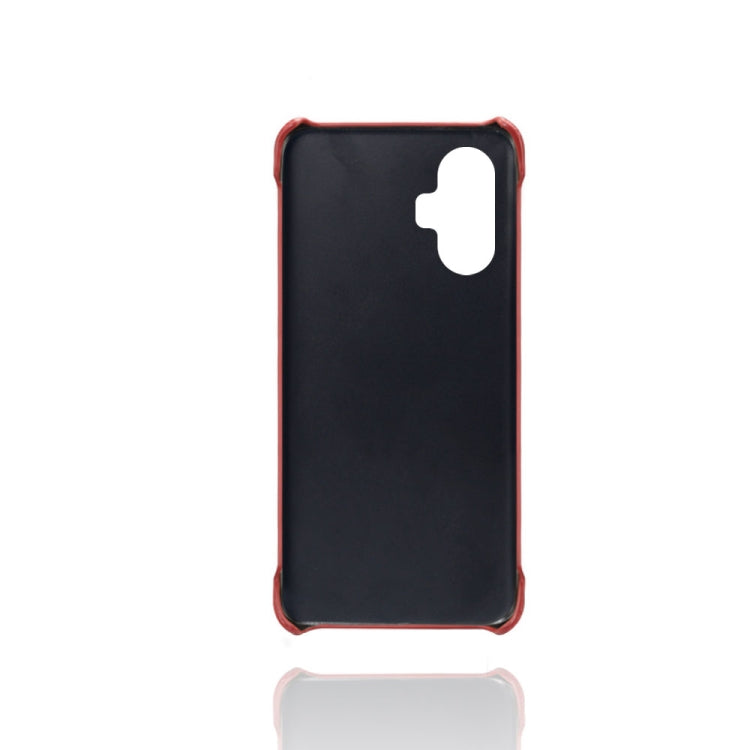 For Xiaomi Redmi K40 Gaming Calf Texture PC + PU Leather Back Cover Shockproof Case with Dual Card Slots