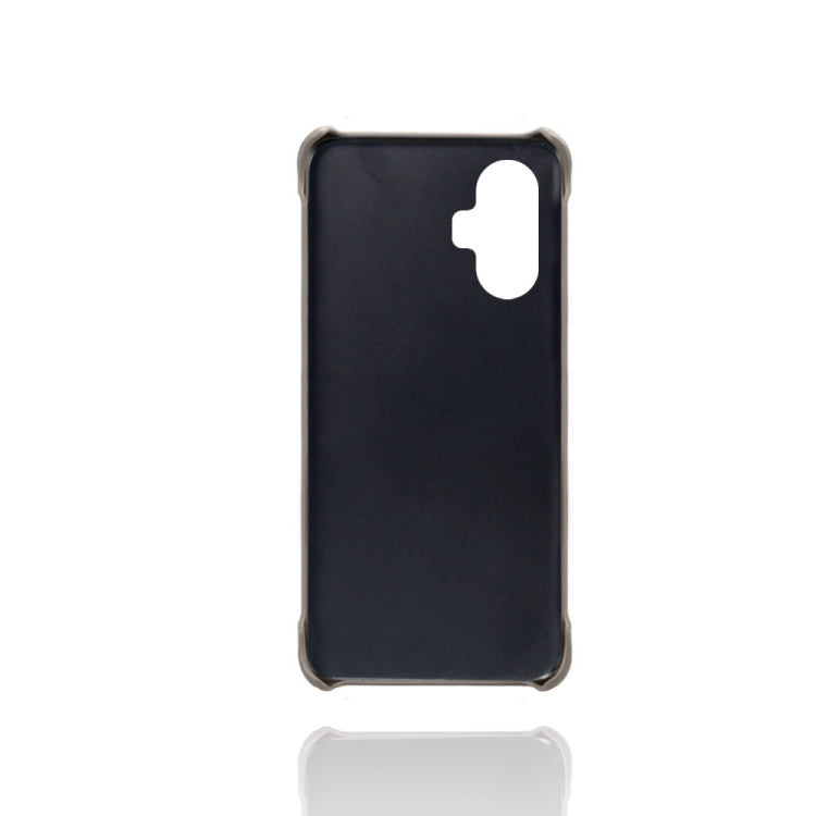 For Xiaomi Redmi K40 Gaming Calf Texture PC + PU Leather Back Cover Shockproof Case with Dual Card Slots