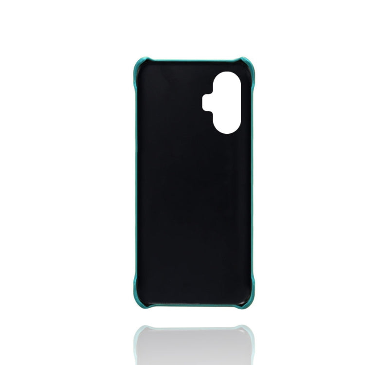 For Xiaomi Redmi K40 Gaming Calf Texture PC + PU Leather Back Cover Shockproof Case with Dual Card Slots