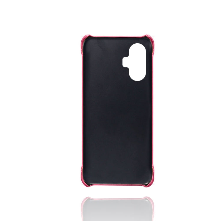 For Xiaomi Redmi K40 Gaming Calf Texture PC + PU Leather Back Cover Shockproof Case with Dual Card Slots