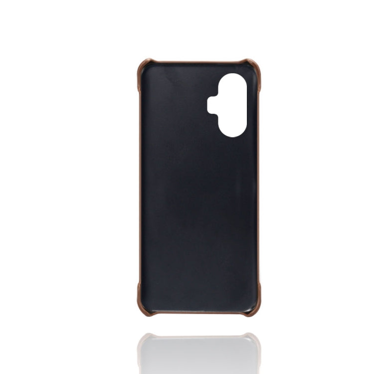 For Xiaomi Redmi K40 Gaming Calf Texture PC + PU Leather Back Cover Shockproof Case with Dual Card Slots