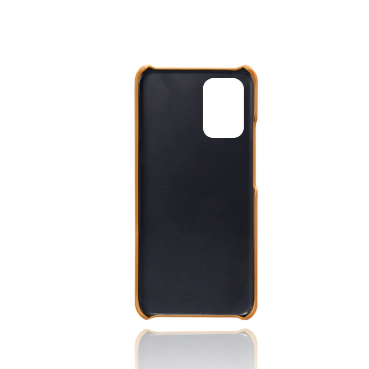 For Xiaomi Redmi Note 10 4G Calf Texture PC + PU Leather Back Cover Shockproof Case with Dual Card Slots