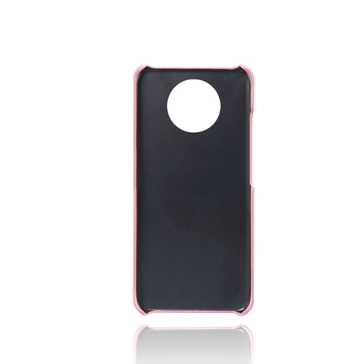 For Xiaomi Redmi Note 9 5G Calf Texture PC + PU Leather Back Cover Shockproof Case with Dual Card Slots