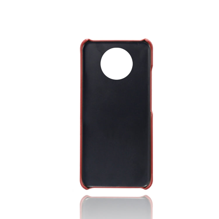 For Xiaomi Redmi Note 9 5G Calf Texture PC + PU Leather Back Cover Shockproof Case with Dual Card Slots