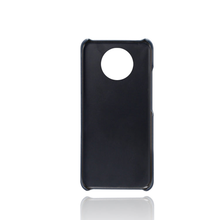 For Xiaomi Redmi Note 9 5G Calf Texture PC + PU Leather Back Cover Shockproof Case with Dual Card Slots