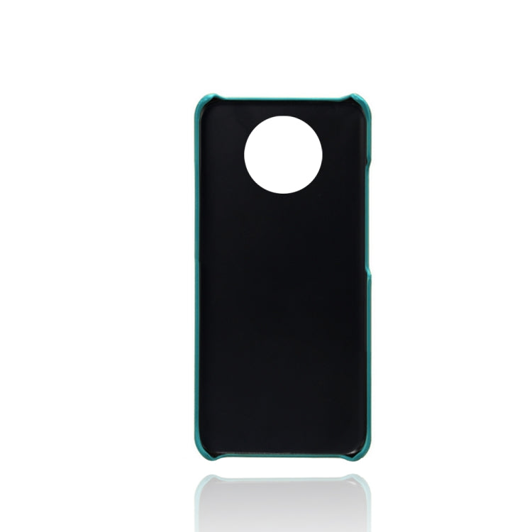 For Xiaomi Redmi Note 9 5G Calf Texture PC + PU Leather Back Cover Shockproof Case with Dual Card Slots