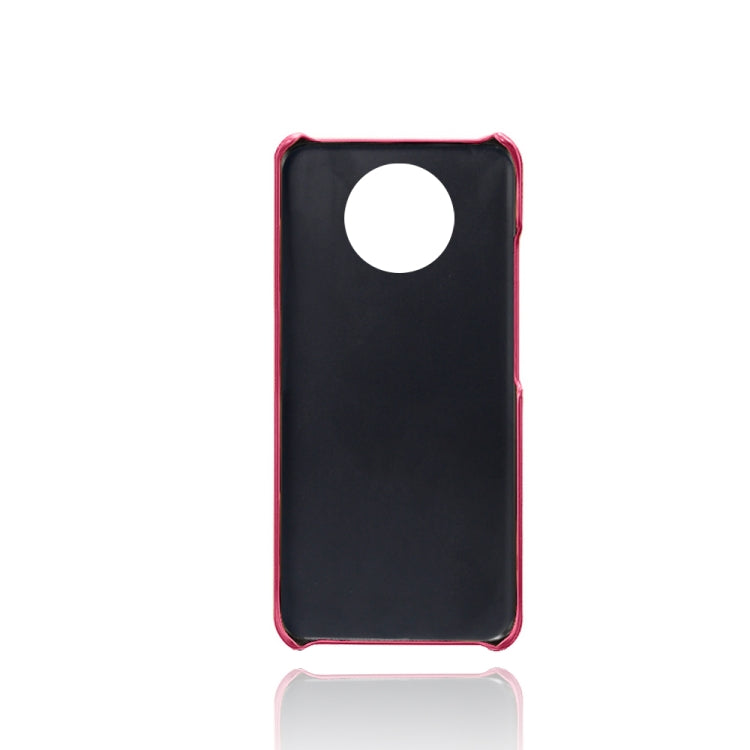 For Xiaomi Redmi Note 9 5G Calf Texture PC + PU Leather Back Cover Shockproof Case with Dual Card Slots