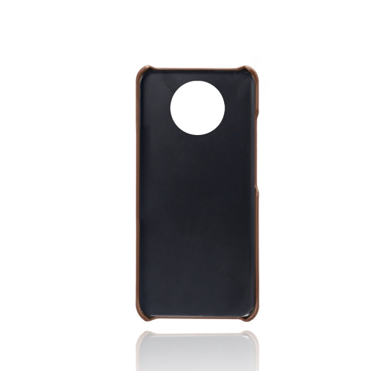 For Xiaomi Redmi Note 9 5G Calf Texture PC + PU Leather Back Cover Shockproof Case with Dual Card Slots