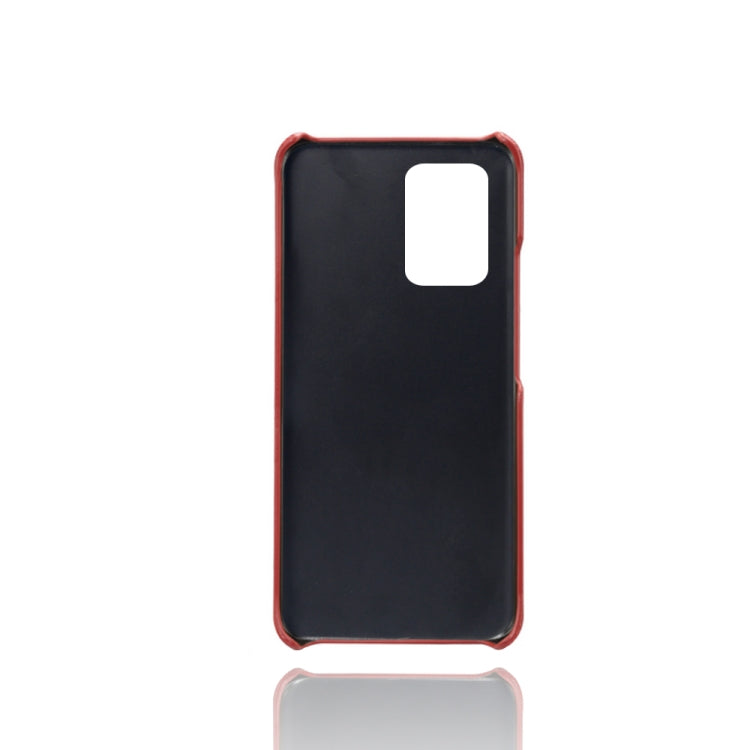 For Xiaomi Redmi Note 10 Pro 5G Calf Texture PC + PU Leather Back Cover Shockproof Case with Dual Card Slots