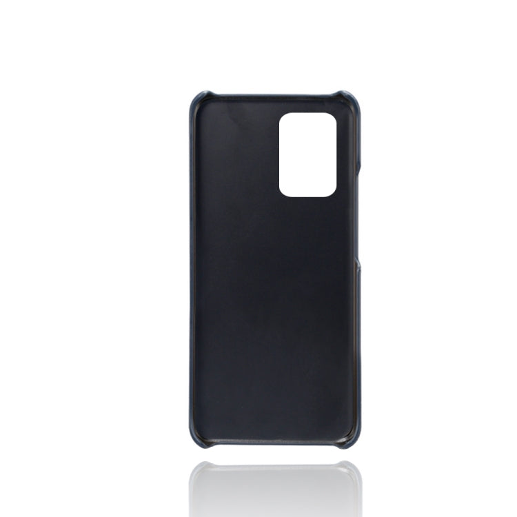 For Xiaomi Redmi Note 10 Pro 5G Calf Texture PC + PU Leather Back Cover Shockproof Case with Dual Card Slots