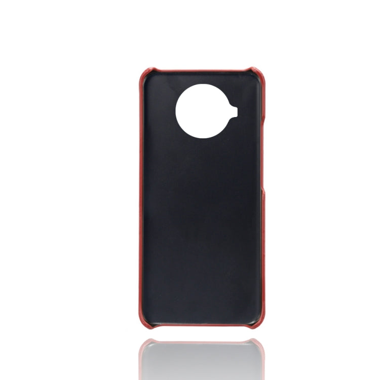 For Xiaomi Mi 10T Lite Calf Texture PC + PU Leather Back Cover Shockproof Case with Dual Card Slots