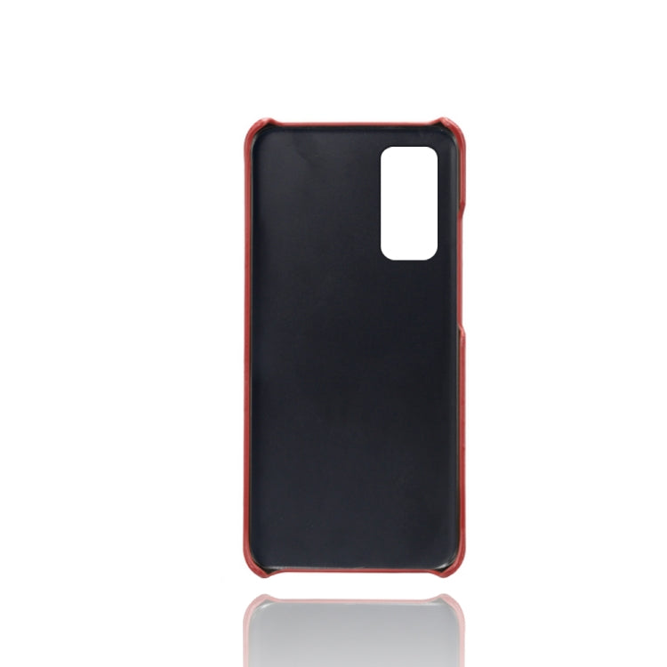 For Xiaomi Mi 10T Pro 5G Calf Texture PC + PU Leather Back Cover Shockproof Case with Dual Card Slots