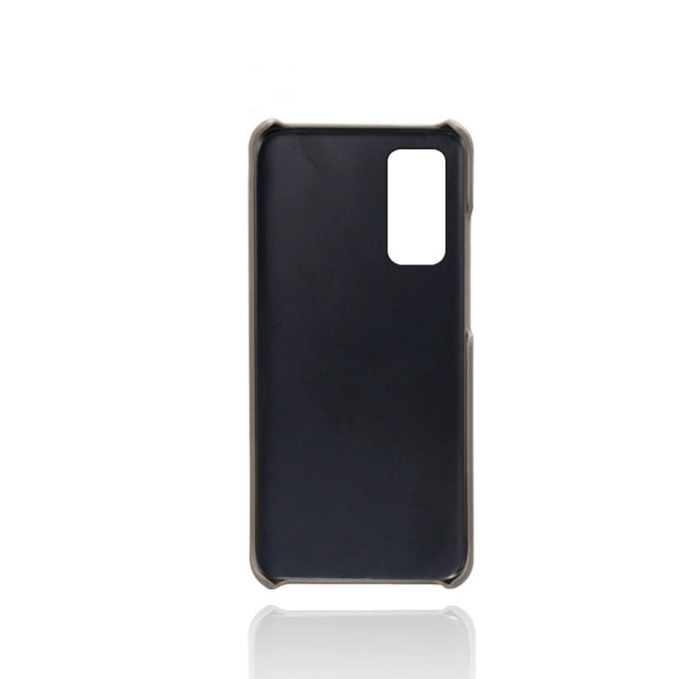 For Xiaomi Mi 10T Pro 5G Calf Texture PC + PU Leather Back Cover Shockproof Case with Dual Card Slots