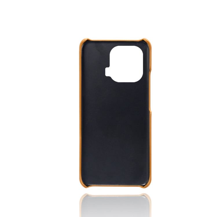 For Xiaomi Mi 11 Pro 5G Calf Texture PC + PU Leather Back Cover Shockproof Case with Dual Card Slots