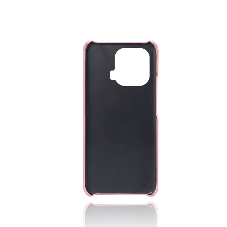For Xiaomi Mi 11 Pro 5G Calf Texture PC + PU Leather Back Cover Shockproof Case with Dual Card Slots