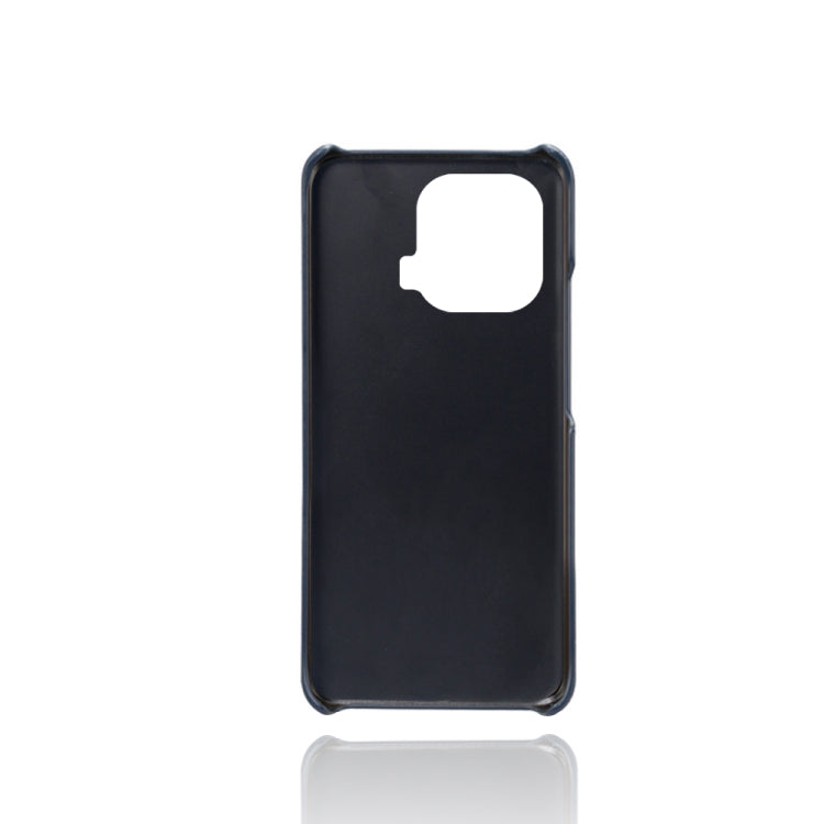 For Xiaomi Mi 11 Pro 5G Calf Texture PC + PU Leather Back Cover Shockproof Case with Dual Card Slots