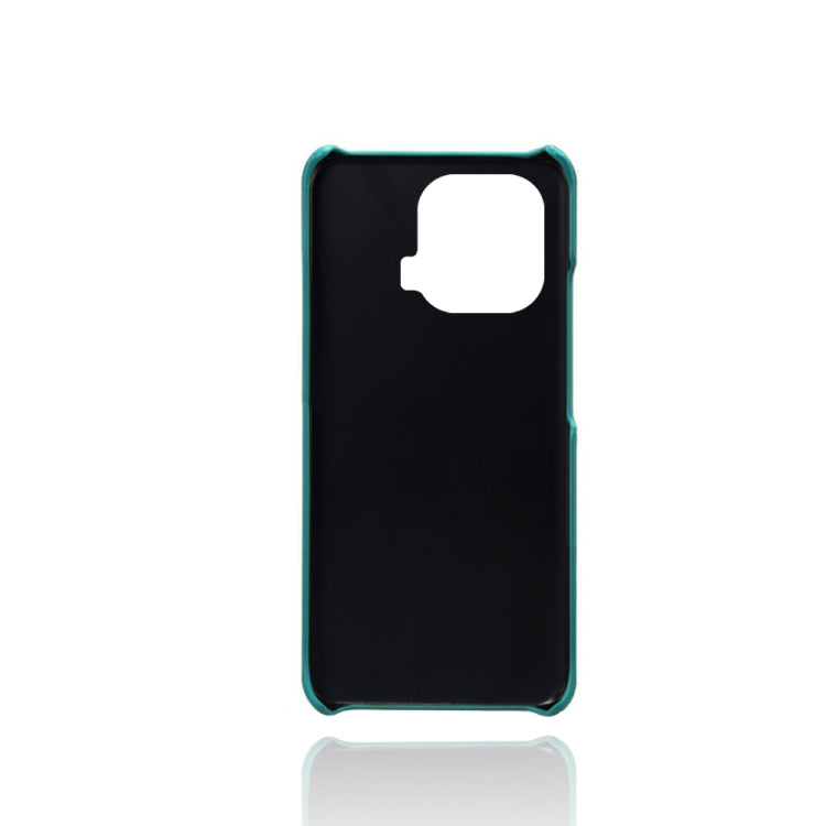 For Xiaomi Mi 11 Pro 5G Calf Texture PC + PU Leather Back Cover Shockproof Case with Dual Card Slots