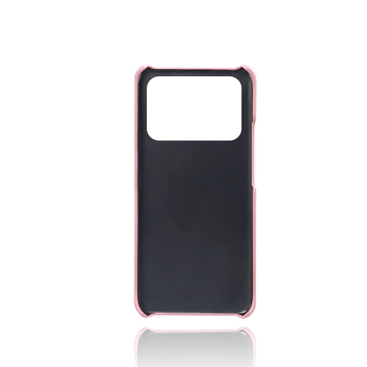 For Xiaomi Mi 11 Ultra Calf Texture PC + PU Leather Back Cover Shockproof Case with Dual Card Slots