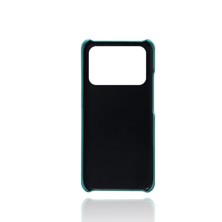 For Xiaomi Mi 11 Ultra Calf Texture PC + PU Leather Back Cover Shockproof Case with Dual Card Slots