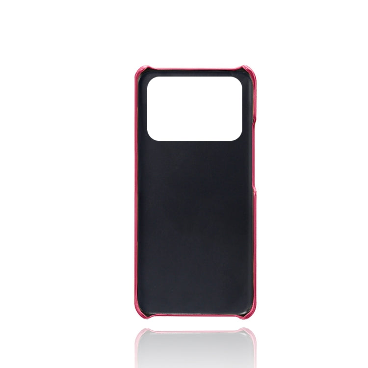 For Xiaomi Mi 11 Ultra Calf Texture PC + PU Leather Back Cover Shockproof Case with Dual Card Slots