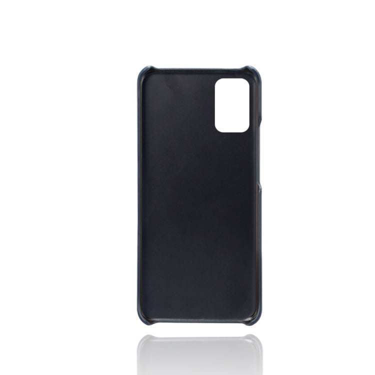 For Xiaomi Poco M3 Calf Texture PC + PU Leather Back Cover Shockproof Case with Dual Card Slots