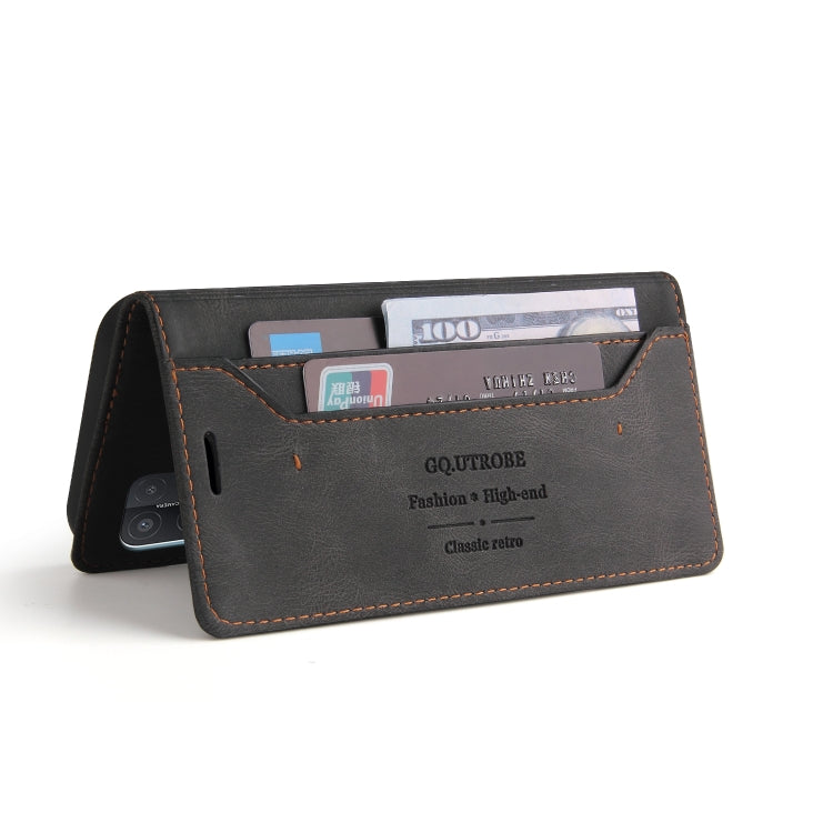 For OPPO A15s / A15 Skin Feel Anti-theft Brush Horizontal Flip Leather Case with Holder & Card Slots & Wallet