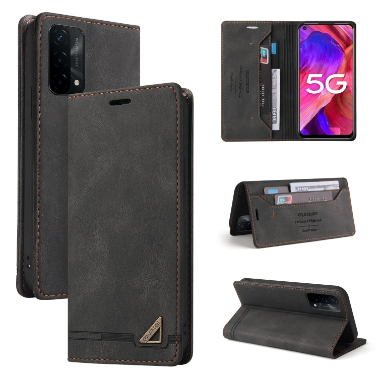 For OPPO A93 5G Skin Feel Anti-theft Brush Horizontal Flip Leather Case with Holder & Card Slots & Wallet
